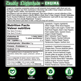 Deadly Nightshade “Enigma” 2025 Halloween limited reserve hot sauce (super hot)