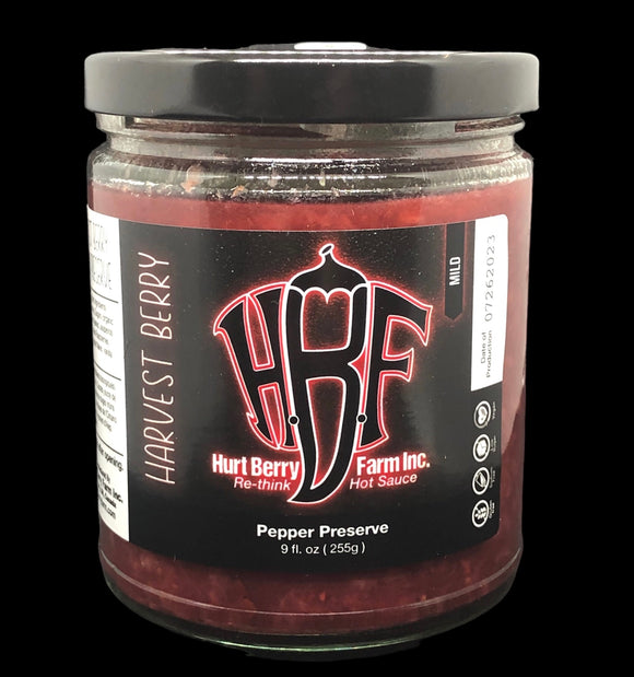 Harvest Berry Pepper Preserve  2023 seasonal edition (Mildly Spicy Sweet Heat)
